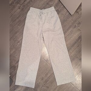 H&M Light Gray Wide Leg Sweatpants